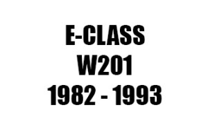 C-CLASS W201 (1982 - 1993)