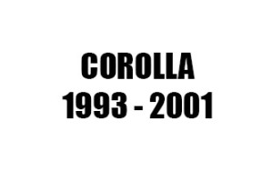 COROLLA (1993 - 2001)