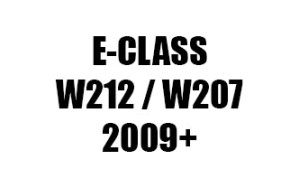 E-CLASS W212 / W207 (2009+)