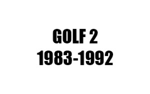 GOLF 2 (1983-1992)