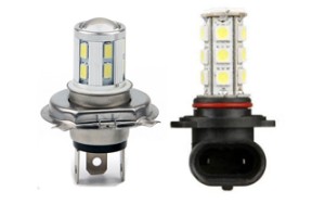 LED ΛΑΜΠΕΣ H1 / H7 / H4 / H8 / H9 / H11 / 9005 / 9006 / P13 /  / PW24W