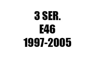 ΣΕΙΡΑ 3 E46 (1997-2005)