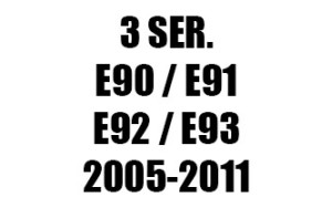 ΠΑΤΑΚΙΑ ΓΙΑ ΣΕΙΡΑ 3 E90 / E91 / E92 / E93 (2004-2013)