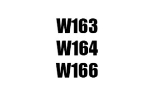 W163 /  W164 / W166 ML