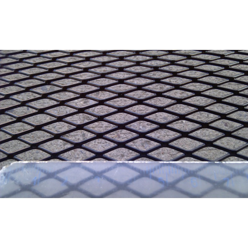 Μεταλλική σίτα μαύρη-100x20 cm.