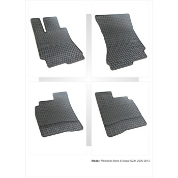 Λαστιχένια πατάκια MERCEDES S-Class W221 (2005-2012) - 4τμχ. Λαστιχένια πατάκια MERCEDES S-Class W221 (2005-2012) - 4τμχ.