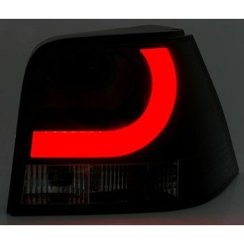 Πίσω φανάρια led lightbar design για Vw Golf IV - μαύρα - σετ 2τμχ. Πίσω φανάρια led lightbar design για Vw Golf IV - μαύρα - σετ 2τμχ.