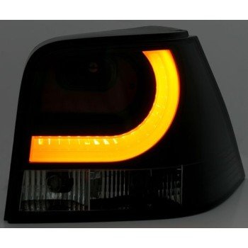 Πίσω φανάρια led lightbar design για Vw Golf IV - μαύρα - σετ 2τμχ. Πίσω φανάρια led lightbar design για Vw Golf IV - μαύρα - σετ 2τμχ.