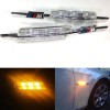 Led φλας BMW E46 / E60 / E90 M-look (2003-2008) - χρωμίου - σετ 2τμχ.
