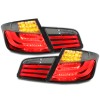 Πίσω φανάρια με led φλας BMW F10 (2010-2013) - φιμέ - σετ 2τμχ.