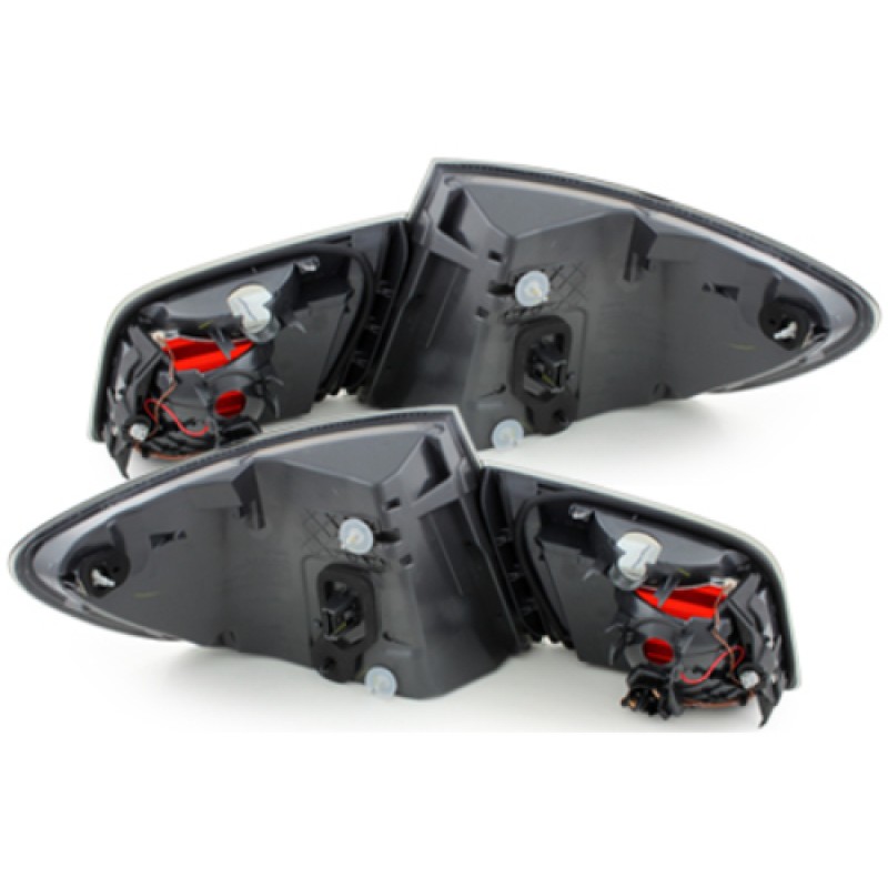 Πίσω φανάρια με led φλας BMW F10 (2010-2013) - φιμέ - σετ 2τμχ.