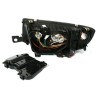 Φανάρια εμπρός Skoda Fabia (1999-2007) angel eyes, μαύρα , χωρίς λάμπες (Η7) - σετ 2τμχ.