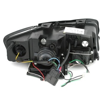 Φανάρια εμπρός Audi A4 B6 (2001-2004) led Lightbar Design -μαύρα , με λάμπες (Η1) - σετ 2τμχ. Φανάρια εμπρός Audi A4 B6 (2001-2004) led Lightbar Design -μαύρα , με λάμπες (Η1) - σετ 2τμχ.