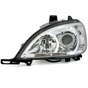 Φανάρια εμπρός Mercedes ML W163 (1998-2001) - με angel eyes , χωρίς λάμπες (Η7) - σετ 2τμχ.