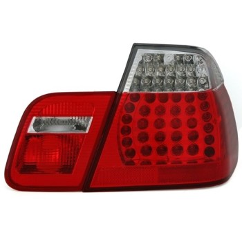 Πίσω φανάρια led BMW E46 cabrio (1999-2003) - chrome - σετ 2τμχ.