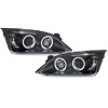 Φανάρια εμπρός Ford Mondeo (2000-2007) - μαύρα , με λάμπες (Η1) - σετ 2τμχ.