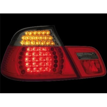 Πίσω φανάρια led BMW E46 cabrio (1999-2007) - φιμέ φλας - σετ 2τμχ.