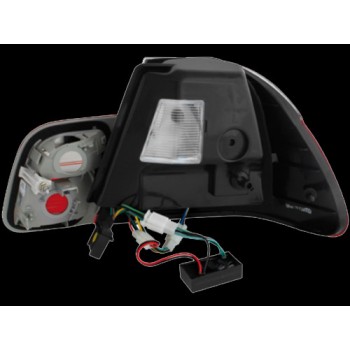 Πίσω φανάρια led BMW E46 cabrio (1999-2007) - φιμέ φλας - σετ 2τμχ.