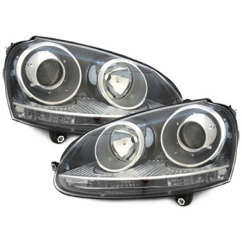 Φανάρια εμπρός Vw Golf 5 - GTI design , χωρίς λάμπες (Η7) - σετ 2τμχ.