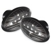 Led φλας Mini Cooper (2001-2006) - μαύρο - σετ 2τμχ.