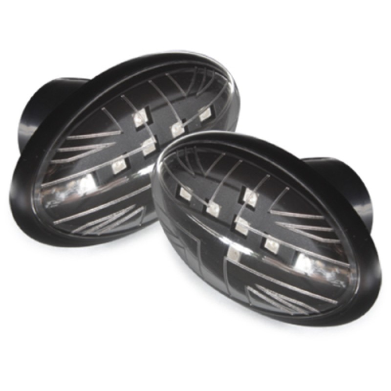 Led φλας Mini Cooper (2001-2006) - μαύρο - σετ 2τμχ.