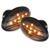 Led φλας Mini Cooper (2001-2006) - μαύρο - σετ 2τμχ.