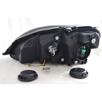Φανάρια εμπρός Mercedes S-Class (1998-2005) led lightbar design, με λάμπες (Η1) - σετ 2τμχ.