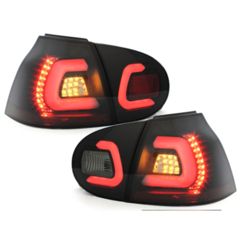 Πίσω φανάρια led VW Golf 5 (2003-2009) - lightbar design - σετ 2τμχ.