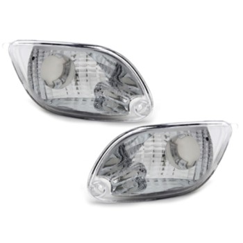 Φλας μπροστινό προφυλακτήρα Ford Focus (1997-2004) - χρωμίου - σετ 2τμχ.