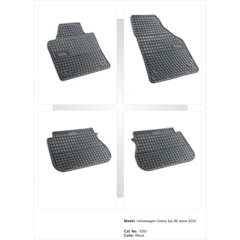Λαστιχένια πατάκια VW Caddy Life (2003-2020) - 4τμχ. Λαστιχένια πατάκια VW Caddy Life (2003-2020) - 4τμχ.