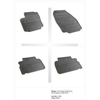 Λαστιχένια πατάκια FORD Galaxy II / S-Max (2006-2010) - 4τμχ.