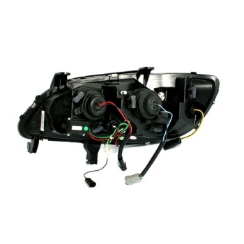 Φανάρια εμπρός Opel Zafira A (1999-2005) led - chrome , με λάμπες (Η1) - σετ 2τμχ.