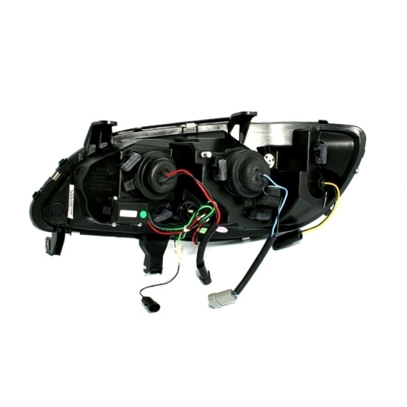 Φανάρια εμπρός Opel Zafira A (1999-2005) led - chrome , με λάμπες (Η1) - σετ 2τμχ.