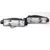 Φλας προφυλακτήρα BMW E30 (1983-1990) limousine / touring / coupe / cabrio - χρωμίου - σετ 2τμχ.
