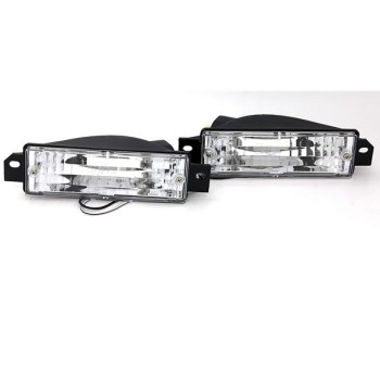 Φλας προφυλακτήρα BMW E30 (1983-1990) limousine / touring / coupe / cabrio - χρωμίου - σετ 2τμχ.