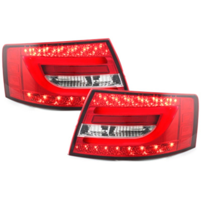Πίσω φανάρια led Audi A6 4F sedan (2004-2008) - lightbar design - σετ 2τμχ.