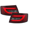 Πίσω φανάρια led Audi A6 4F sedan (2004-2008) - lightbar design με φιμέ φλας - σετ 2τμχ.