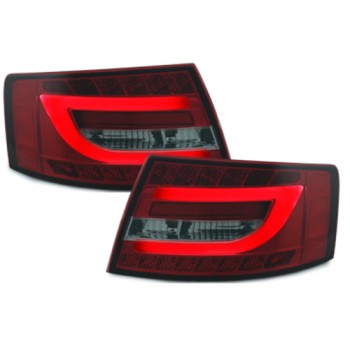 Πίσω φανάρια led Audi A6 4F sedan (2004-2008) - lightbar design με φιμέ φλας - σετ 2τμχ. Πίσω φανάρια led Audi A6 4F sedan (2004-2008) - lightbar design με φιμέ φλας - σετ 2τμχ.