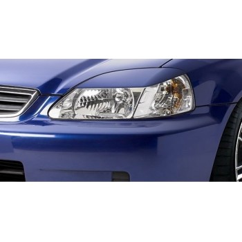 Φρυδάκια φαναριών Honda Civic (1996-2001) - μαύρα - sedan - coupe Φρυδάκια φαναριών Honda Civic (1996-2001) - μαύρα - sedan - coupe