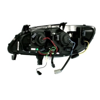Φανάρια εμπρός Opel Zafira A (1999-2005) led - μαύρα , με λάμπες (Η1) - σετ 2τμχ.