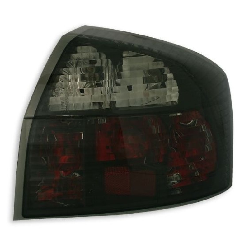 Πίσω φανάρια Audi A4 sedan (2001-2004) - μαύρα - σετ 2τμχ.