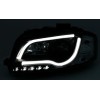 Φανάρια εμπρός Audi A3 (2003-2008) led Lightbar Design - chrome , με λάμπες (Η1) - σετ 2τμχ.