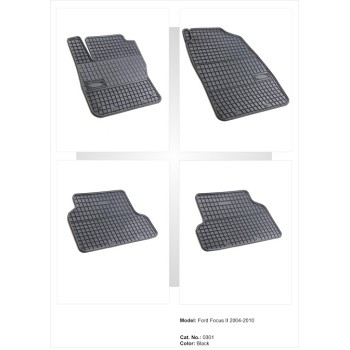 Λαστιχένια πατάκια FORD Focus II (2004-2011) - 4τμχ. Λαστιχένια πατάκια FORD Focus II (2004-2011) - 4τμχ.