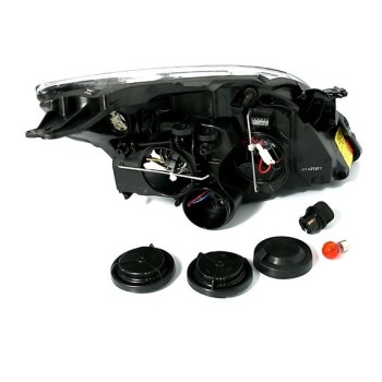 Φανάρια εμπρός Opel Vectra C (2005-2009) angel eyes - chrome , χωρίς λάμπες (Η7) - σετ 2τμχ.