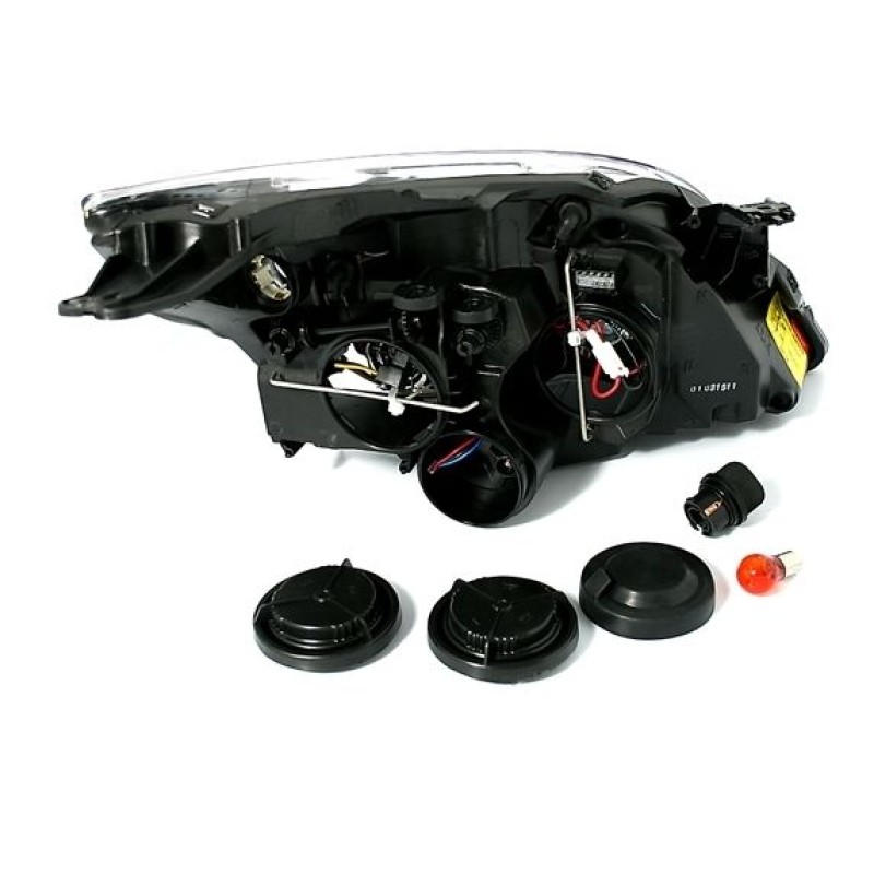 Φανάρια εμπρός Opel Vectra C (2005-2009) angel eyes - chrome , χωρίς λάμπες (Η7) - σετ 2τμχ.