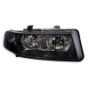 Φανάρια εμπρός Seat Leon /Toledo (1999-2004) angel eyes - μαύρα , χωρίς λάμπες (Η7) - σετ 2τμχ.