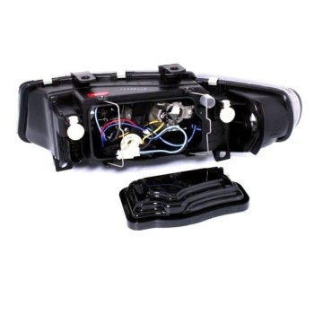 Φανάρια εμπρός Seat Leon /Toledo (1999-2004) angel eyes - μαύρα , χωρίς λάμπες (Η7) - σετ 2τμχ. Φανάρια εμπρός Seat Leon /Toledo (1999-2004) angel eyes - μαύρα , χωρίς λάμπες (Η7) - σετ 2τμχ.