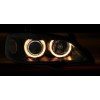 Φανάρια εμπρός Opel Astra G (1998-2004) angel eyes - chrome , χωρίς λάμπες (Η7) - σετ 2τμχ.