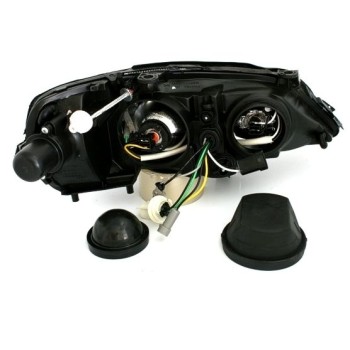 Φανάρια εμπρός Opel Astra G (1998-2004) - μαύρα , χωρίς λάμπες (Η7) - σετ 2τμχ.