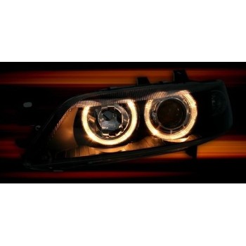 Φανάρια εμπρός Opel Vectra B (1996-2001) angel eyes, χωρίς λάμπες (Η7) - σετ 2τμχ.